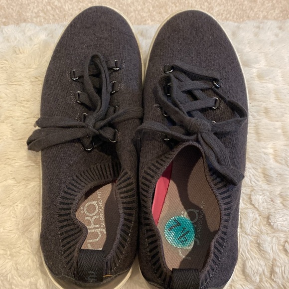 RYKA Women’s Surround Fit pull on faux lace up brown Size 7.5 shoes - Picture 5 of 12